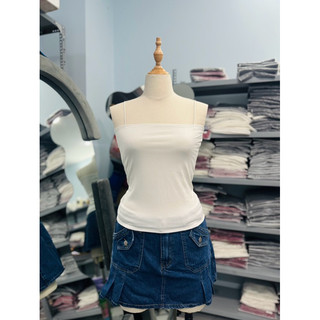 [ BIGSIZE TRÊN 55KG ] ÁO 2 DÂY SỢI BÚN thun gân bigsize nữ