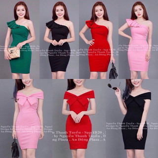 🍒Đầm body trễ vai