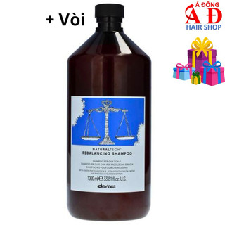 Dầu gội cân bằng dầu cho tóc và da đầu nhờn Davines Rebalancing shampoo