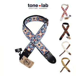 [Tone Lab] [HCM] Dây đeo đàn guitar strap LM Products Crochet/Macrame vải len đan thủ công (Made in USA)