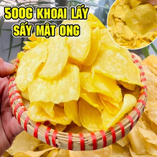 500g khoai lang sấy mật ong - đặc sản đà lạt ăn thơm ngon giòn healthy - đồ ăn vặt hula