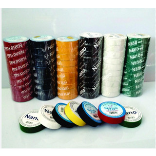 COMBO 2 Cuộn Băng Keo Điện NAONO NAI 18mm, Chuyên Quấn Dây Điện Chống Cháy