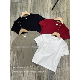 Áo croptop cộc trơn basic