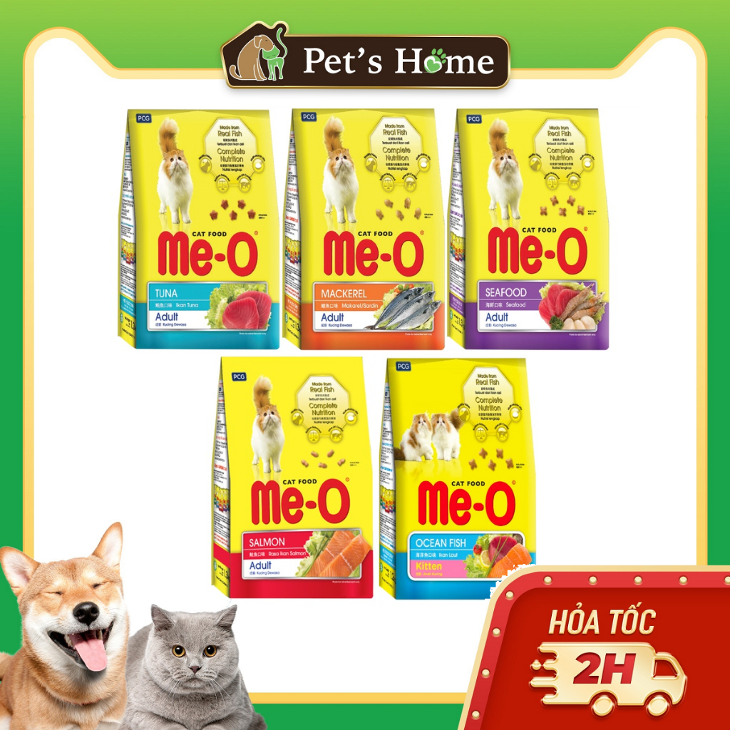 Thức ăn hạt MeO cho mèo 350g
