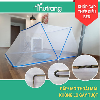 [KHỚP GẤP THÉP SIÊU BỀN] MÀN XẾP THÔNG MINH THU TRANG: GẤP/ MỞ THOẢI MÁI KHÔNG LO GÃY TUỘT