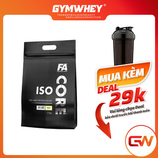100% whey protein isolate sữa bổ sung protein chất lượng cao giúp tăng cơ fa core iso