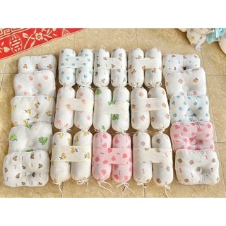 bộ gối chẹn xô muslin cho bé