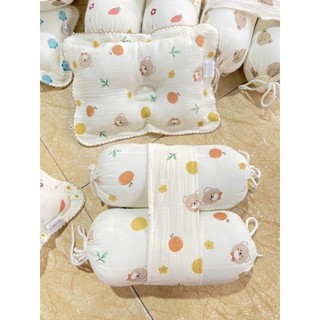 bộ gối chẹn xô muslin cho bé