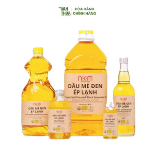 DẦU MÈ ĐEN HỮU CƠ ÉP LẠNH NOOM 100ml/ 350ml/ 500ml- Tự Nhiên 100% Nguyên Chất - Vạn Thừa Organic