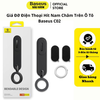 Giá Đỡ Điện Thoại Hít Nam Châm Trên Ô Tô Baseus C02 Go Series Magnetic  Car  Phone Mount  Cluster ( Stick - on Version )