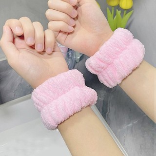 Băng đô rửa mặt bông mềm thấm hút mồ hôi ĐEO TAY