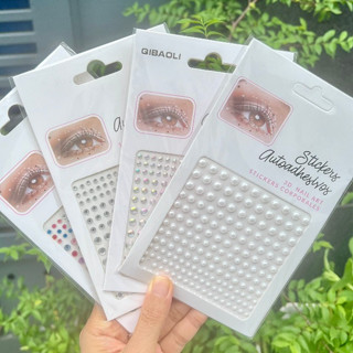 Đá đính tóc makeup đính mặt sẵn keo hoá trang làm nail (hơn 160 hạt)
