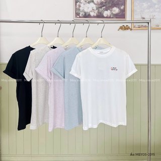 Áo phông may.since2011 thêu chữ ngực chất cotton mềm mịn mby05-2315