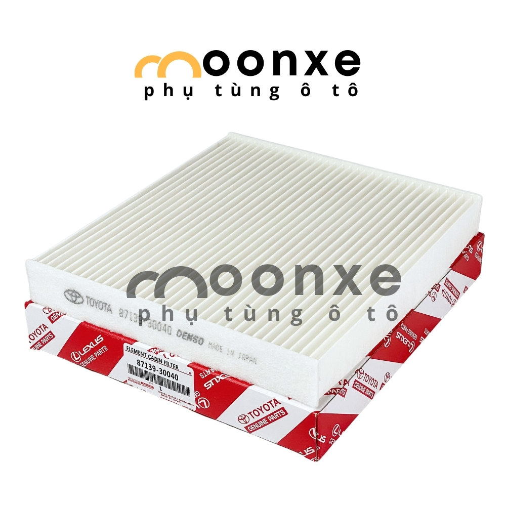Lọc gió điều hòa, máy lạnh xe Toyota Vios, Innova, Fortuner, Veloz, Altis, Yaris, Camry mã 8713930040/871390N010 MOONXE