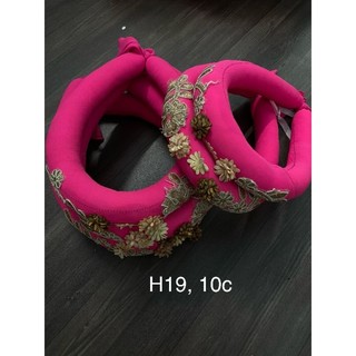 Mấn đội đầu (2hand) phối áo dài (Hồng, nude)