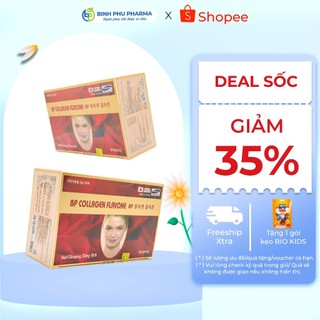Bột uống BP COLLAGEN FLAVONE bổ sung collagen, ngăn ngừa lão hóa, giảm nếp nhăn, thâm nám giúp da khỏe - hộp 30 gói