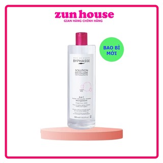 [ Cty + tem phụ ] Nước Tẩy Trang Byphasse Solution Micellaire Face 500ml