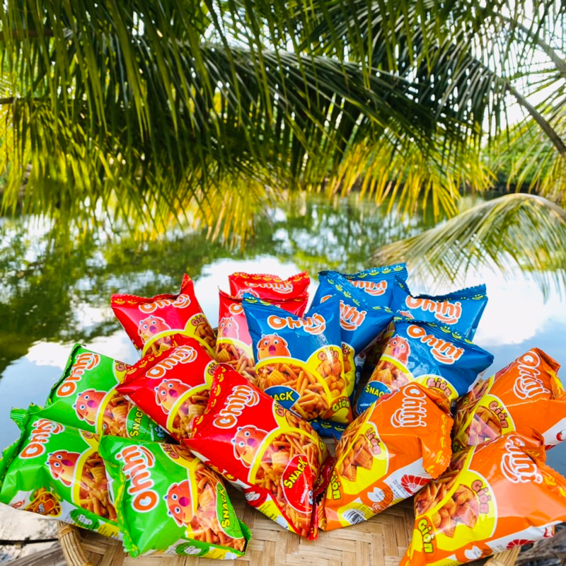 Bịch 30 gói snack que mini Ohihi hương vị tôm