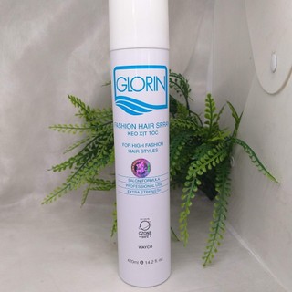 Keo xịt tóc tạo kiểu mềm Glorin 420ml