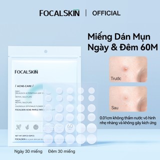Miếng Dán Mụn BHA Siêu Mỏng 0.01cm Hút Mụn Sạch + Giảm Sưng + Che Mụn Makeup 60M Ngày Đêm