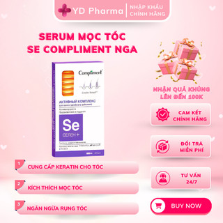 Serum Mọc Tóc Se Compliment, Kích Mọc Tóc, Ngăn Ngừa Rụng Nhanh Chóng 8 ống| YD Pharma