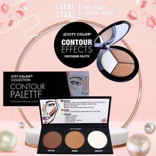Phấn tạo khối 3 ô City Color Contour Effects Palette