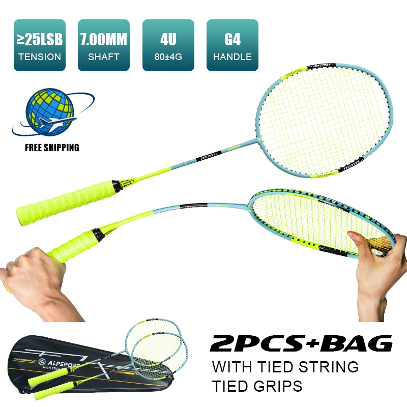 ALP Gemini 4U Căng Max 26LBS 12KG Vợt Cầu Lông Original 100% Full Carbon ALPSPORT Yonex Kumpoo Rsl N
