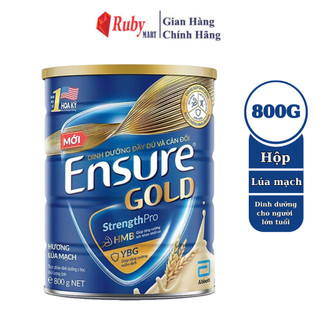 Sữa bột Ensure Gold Abbott hương Lúa mạch 800g