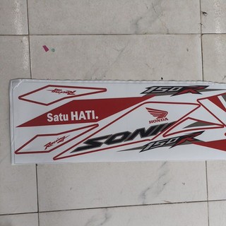 Tem Rời SONIC 150 Trắng Đỏ - decalq7