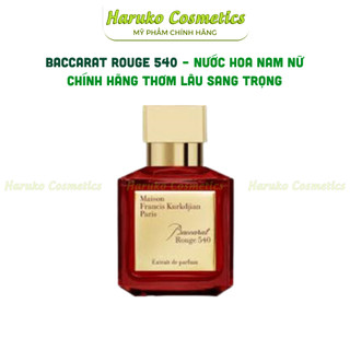 Baccarat Rouge 540 – Nước Hoa Nam Nữ Chính Hãng Thơm Lâu Sang Trọng 10ml