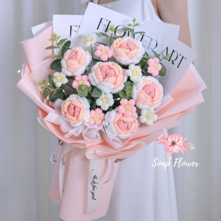 Bó hoa len 6 bông  – Quà tặng sinh nhật tuyệt vời cho người yêu và những dịp đặc biệt Soap Flower