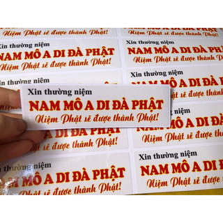 10 decal khuyên người niệm nam mô a di đà phật.