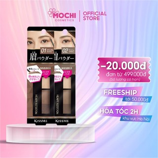 Bột vẽ chân mày tự nhiên KISSME Heavy Rotation Natural Powder Eyebrow 2.3g