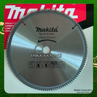 Lưỡi cắt nhôm gỗ đồng Makita 255 lưỡi cưa cắt hợp kim đa năng Made In Japan
