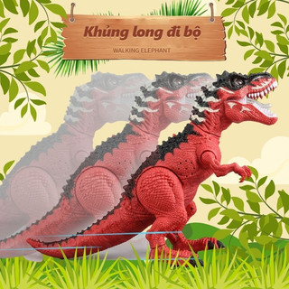 Mô hình đồ chơi khủng long bằng cao su mềm, đồ chơi khủng long 3D có đèn và nhạc đồ chơi bé trai