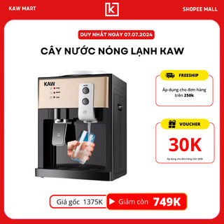 Cây nước nóng lạnh mini KAW làm nóng lạnh siêu tốc, cây nước nóng lạnh để bàn tiết kiệm điện bảo hành 12 tháng