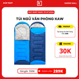 Túi ngủ văn phòng KAW 1.3KG siêu nhẹ, túi ngủ gấp gọn bể mặt chống thấm nước bảo hành 12 tháng