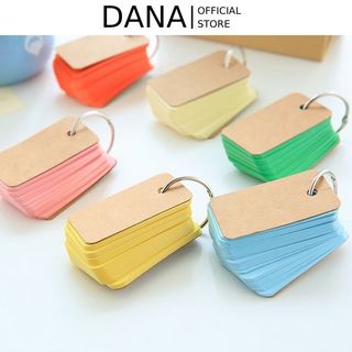 Bộ thẻ flashcard học từ vựng tiếng anh sổ tay ghi chú thẻ học từ vựng dana
