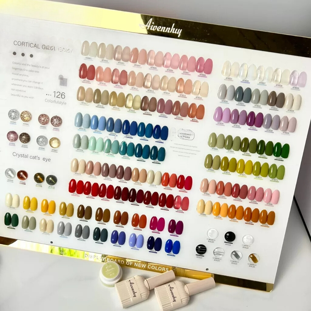 Set sơn gel 126 màu Aivennhuy chính hãng - Bộ sơn gel 126 tone màu hàn quốc xịn