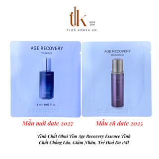 Tinh Chất Ohui Tím Age Recovery Essence Tinh Chất Chống Lão, Giảm Nhăn, Trẻ Hoá Da 1Ml