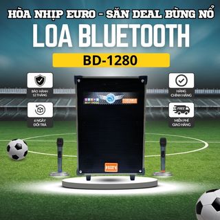 Loa Bluetooth Karaoke GEDI-G GD-1280 , Công suất 150W, Tiếng Bass Khá Sâu, Bảo Hành 1 Năm
