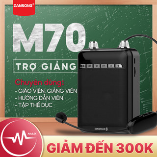 Chính hãng zangsong | loa trợ giảng hỗ trợ giảng viên m70 - hỗ trợ phóng đại âm thanh, chuyên dùng cho giảng viên, hdvdl