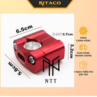 1 Đôi - Gù nâng ghi đông Xmen, MSX phi 22mm-28mm xe máy và xe điện độ-Cục nâng ghi đông hàng CNC loại 1