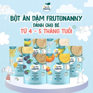 Bột ăn dặm Fruto ngũ cốc sữa đủ vị 200g cho bé từ 4m