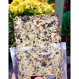Cơm cháy gạo lứt rong biển chà bông tiến vua cao cấp 200gram/ miếng
