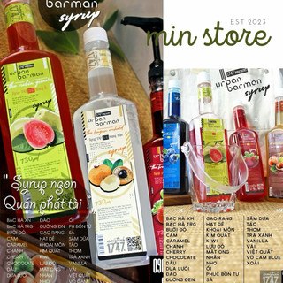 Syrup sả Urban Barman chai 730ml