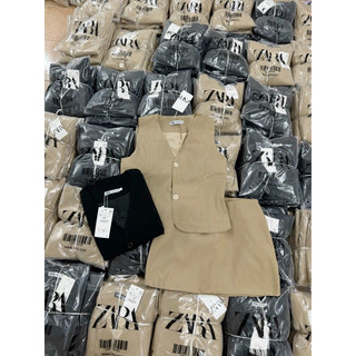 Set áo gile + chân váy zr