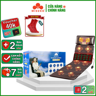 Đệm massage toàn thân MISUKO đa điểm rung MAT-C86