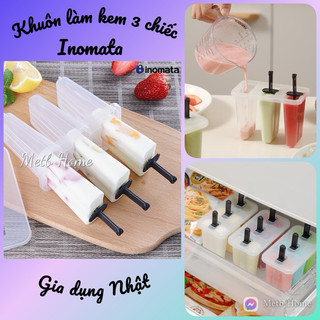 Khuôn làm kem 3 chiếc Inomata Nhật Bản