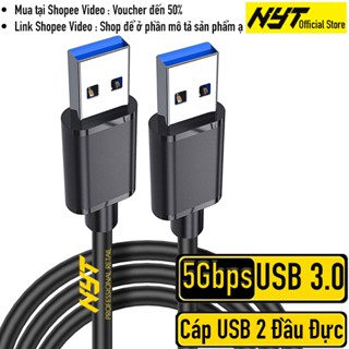 Cáp USB 3.0 link 2 đầu đực Cao Cấp NYT DLN102 - BH 12T Chính Hãng